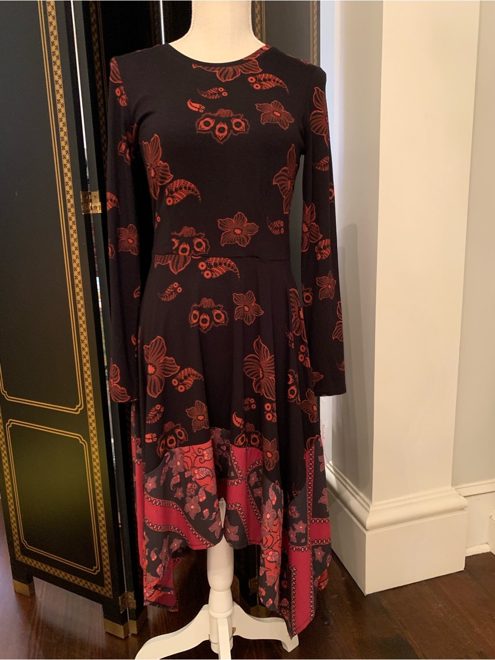 DESIGUAL CHICAGO ASYMMETRICAL KERCHIEF DRESS. NWOT! - Picture 12 of 12
